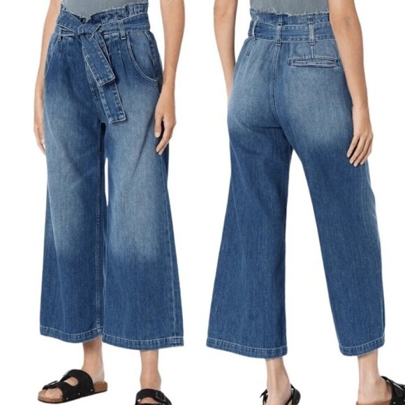 Hudson Jeans Denim - Hudson Trouser Wide Leg Cropped Jeans Dancehall Size 29 NWT